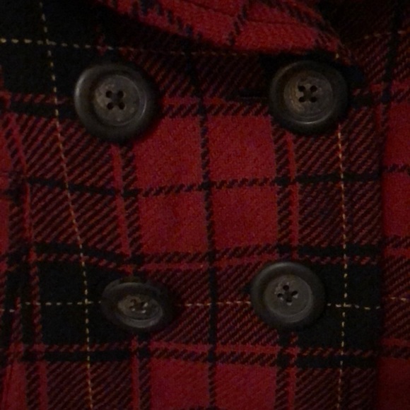 Merona plaid medium jacket Buffalo plaid warm cozy coat jacket jacket coat - Picture 7 of 13